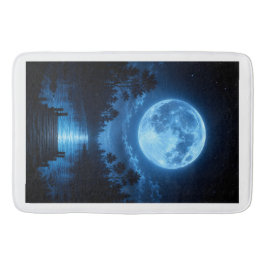 Tapete De Banheiro Floresta Celestial Iluminada pela Lua Estética Ref