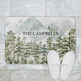 Tapete De Banheiro Floresta e Natureza das Montanhas