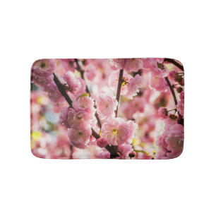 Tapete De Banheiro Flowering Plum - Paraíso Cor-de-Rosa