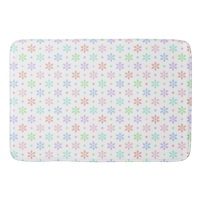 Tapete De Banheiro Flowers, Dots & Sparkles (Frente)