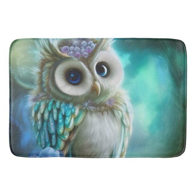 Tapete De Banheiro Fofinho Cutie Owl (Frente)