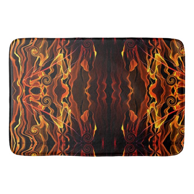 Tapete De Banheiro Fogo (Frente)