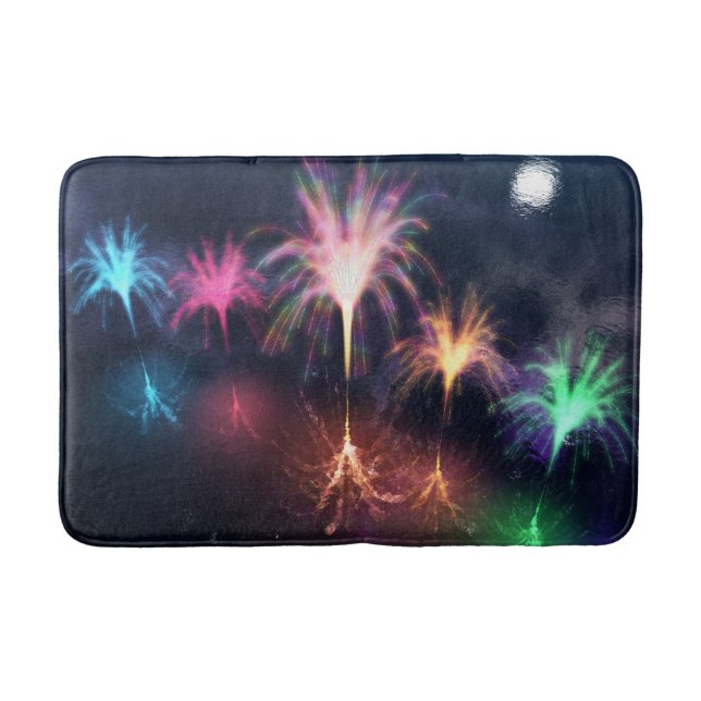 Tapete De Banheiro Fogo na Bathmat Água (Frente)