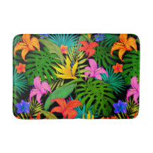 Folha de monstro de flores tropicais do Havaí, col