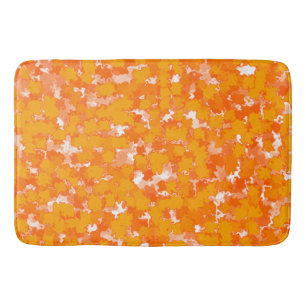 Tapete De Banheiro Folhagem Laranja abstrato Art Design