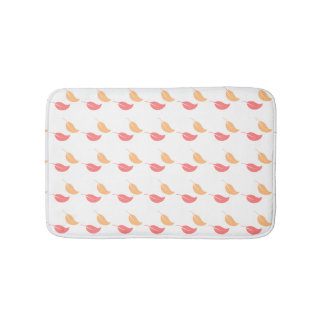 Tapete De Banheiro Folhas amarelas Girly Bath Mat