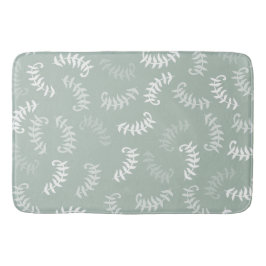 Tapete De Banheiro Folhas Botânicas Verde Teal