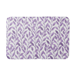 Tapete De Banheiro Folhas de lavanda