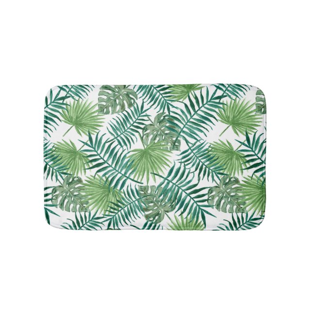 Tapete De Banheiro Folhas Tropicais (frente)