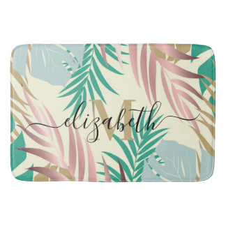 Tapete De Banheiro Folhas tropicais bonitas