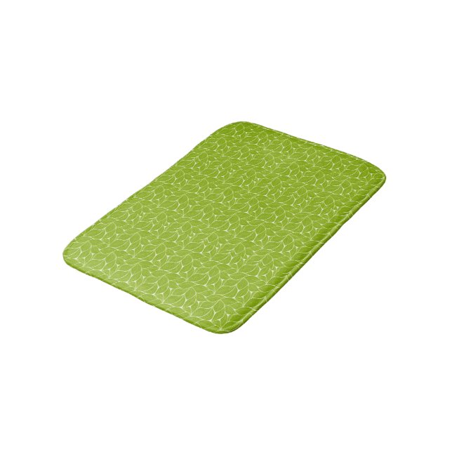 Tapete De Banheiro Folhas verdes (Angulado)