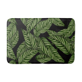 Tapete De Banheiro Folhas verdes de folhas tropicais