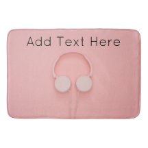 Fones de ouvido rosa com fios