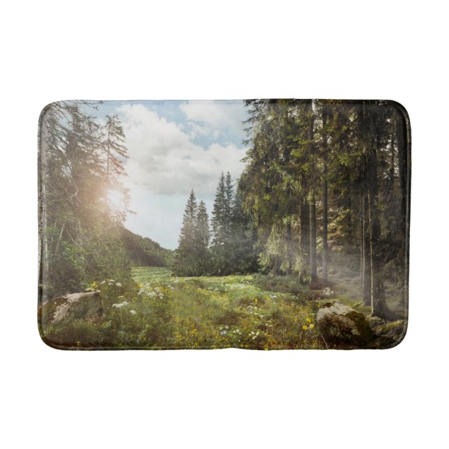 Tapete De Banheiro Forests | Sun Peeking Thru (Frente)
