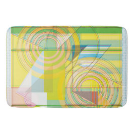 Tapete De Banheiro Forma de Linha Geométrica Bath Mat