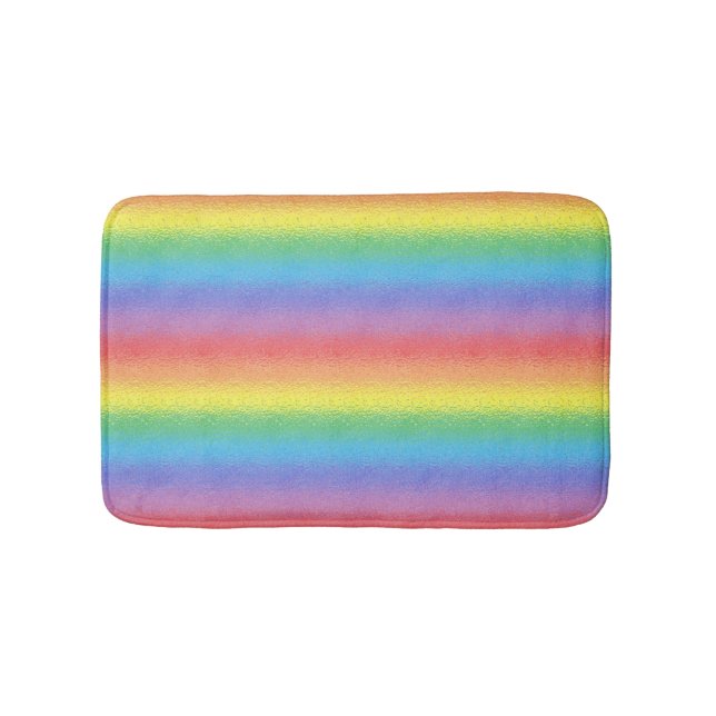 Tapete De Banheiro Fosco Rainbow Bath Mat (frente)