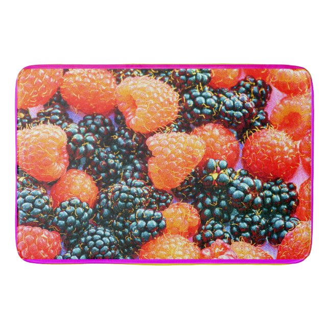 Tapete De Banheiro Foto "A Mistura de Berries". Compre agora (Frente)