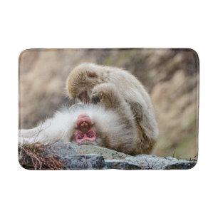 Tapete De Banheiro Fotografia Animal, Macaque Macaco