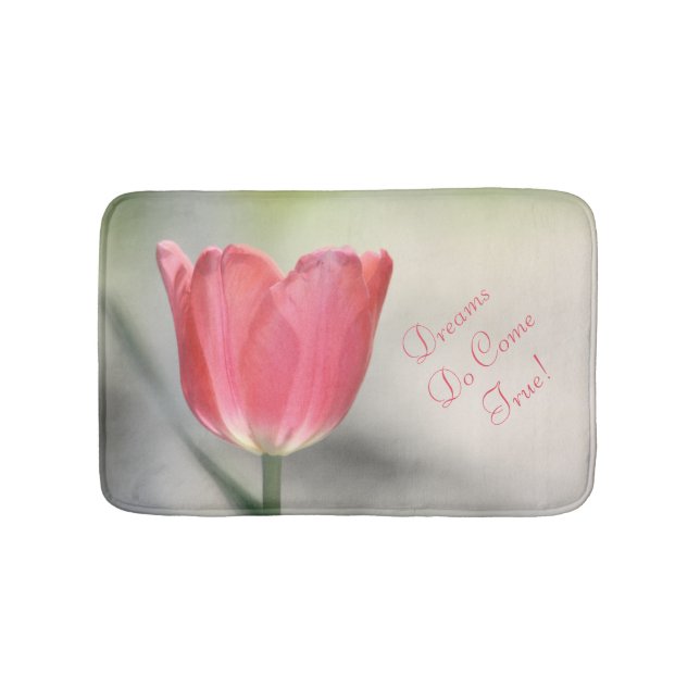 Tapete De Banheiro Fotografia da Tulipa do Jardim Coral (frente)