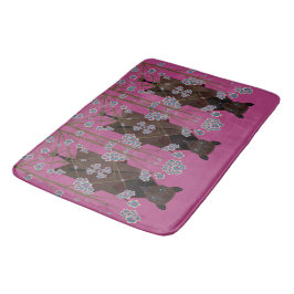 Tapete De Banheiro Fox Boysenberry Bathmat