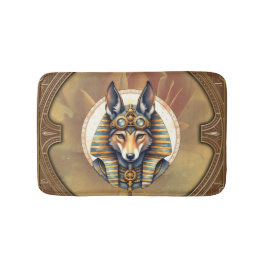 Tapete De Banheiro Fox Retrato de Steampunk Anubis