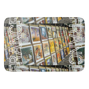 Tapete De Banheiro França Paris Cityscape Montmartre Art Sale
