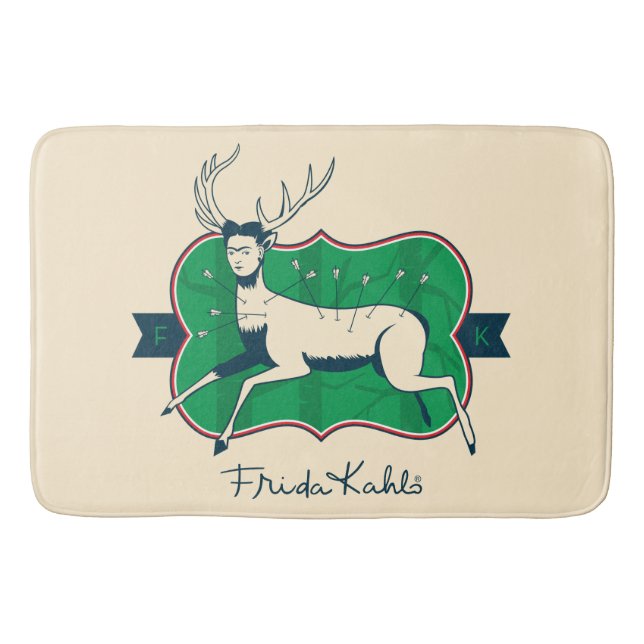 Tapete De Banheiro Frida Kahlo | os cervos feridos (Frente)