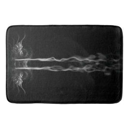 Tapete De Banheiro Fumaça de Dragão Negro