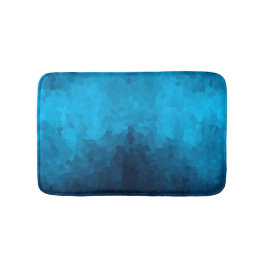 Tapete De Banheiro Fundo Azul Cristalizado por abstrato