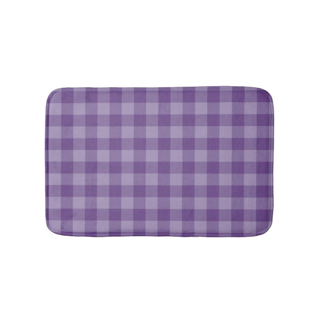 Tapete De Banheiro Fundo checkered violeta (frente)