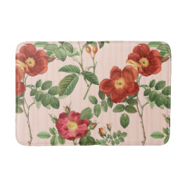 Tapete De Banheiro Fundo da faixa rosa Rosas vitoriana