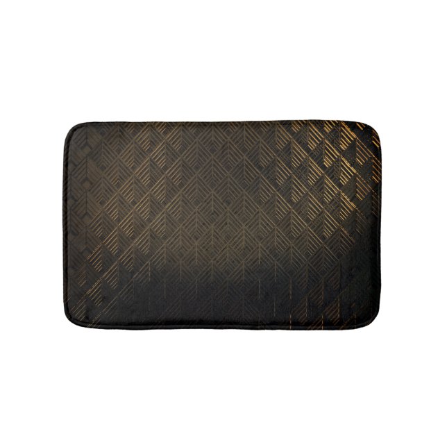 Tapete De Banheiro Fundo de Ilustração 3D da Art Deco (frente)