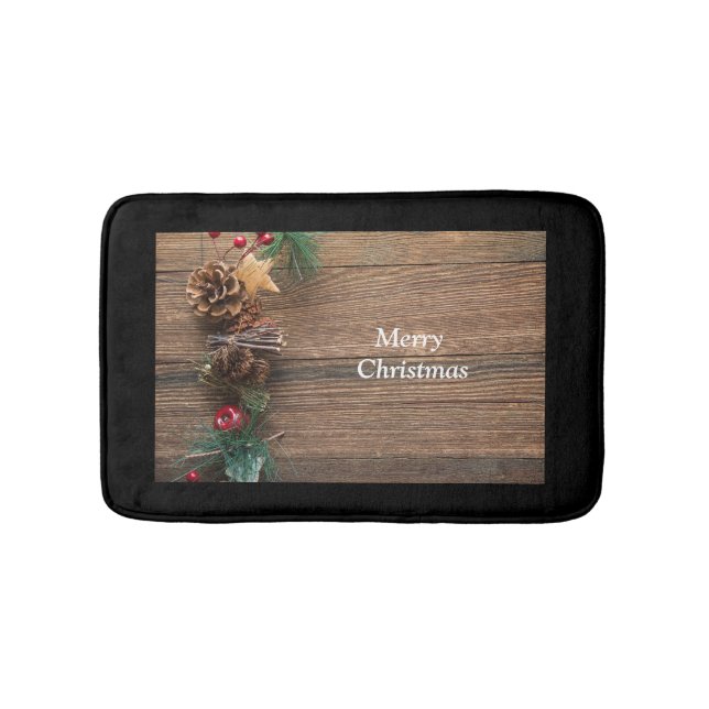 Tapete De Banheiro fundo de madeira com pínus (frente)