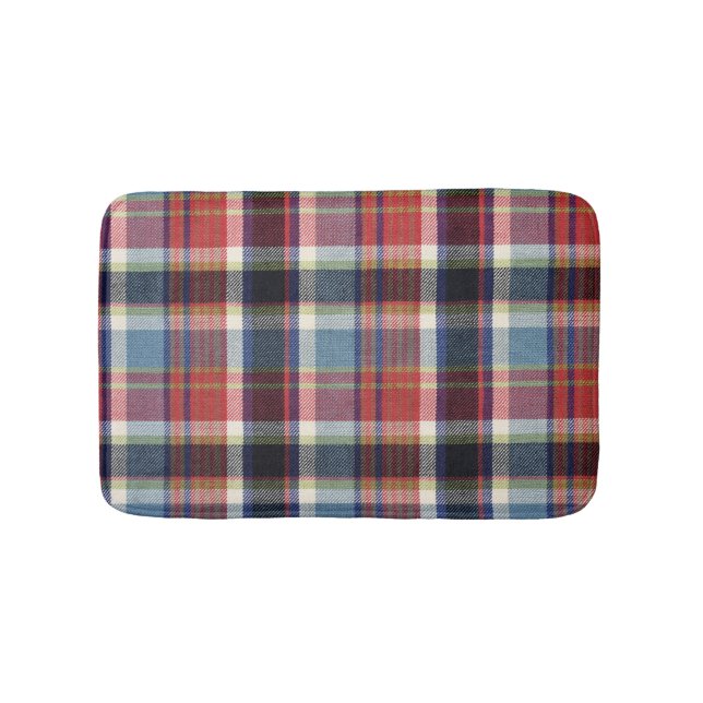 Tapete De Banheiro Fundo de Textura Têxtil Quadrada. (frente)