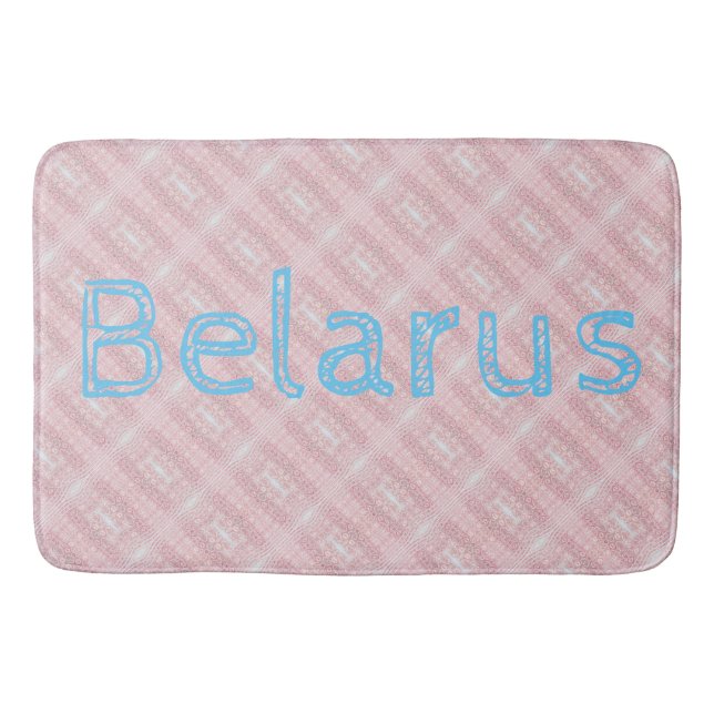 Tapete De Banheiro Funky Belarus Folk Cross Stittittitle Mat (Frente)