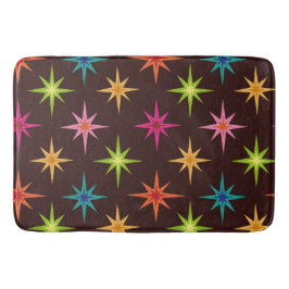 Tapete De Banheiro Funky Coloridos Starbursts Atômicos de Meados do S