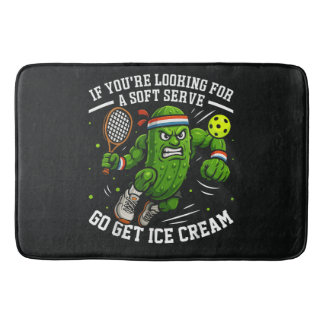 Tapete De Banheiro Funny Pickle Playing Pickleball