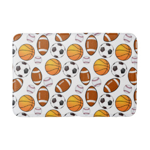 Tapete De Banheiro Futebol Futebol Americano Beisebol basquete Tema d
