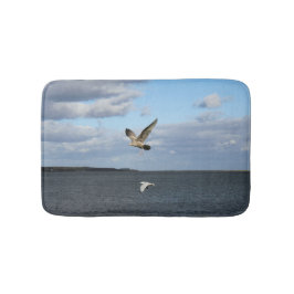 Tapete De Banheiro Gaivotas em vôo