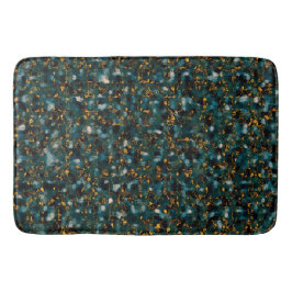 Tapete De Banheiro Galaxies Black Blue & Gold