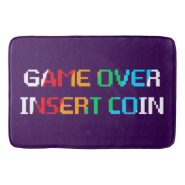 Tapete De Banheiro Game Over Insert Coin