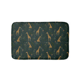 Tapete De Banheiro Gangout de Girafa Tropical