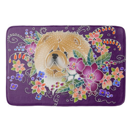 Tapete De Banheiro GARDEN DANCE CHOW Purple - Crate ou Bath Mat
