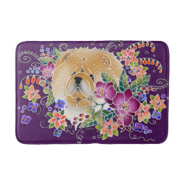 Tapete De Banheiro GARDEN DANCE CHOW Purple - Crate ou Bath Mat
