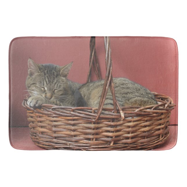 Tapete De Banheiro Gatinho Cozy (Frente)