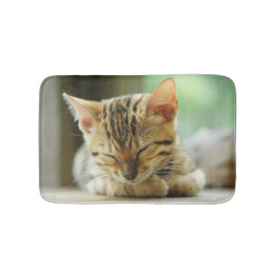 Tapete De Banheiro Gatinho pequeno do bebê do sono
