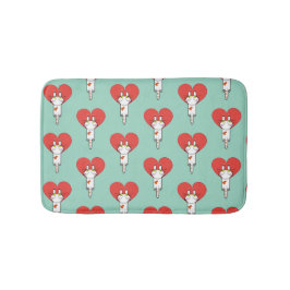 Tapete De Banheiro Gato aferrado al amor.