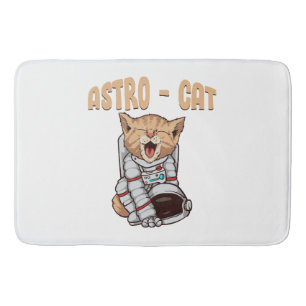 Tapete De Banheiro Gato Astro