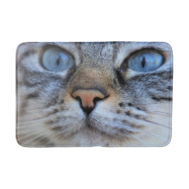 Tapete De Banheiro Gato de cinza