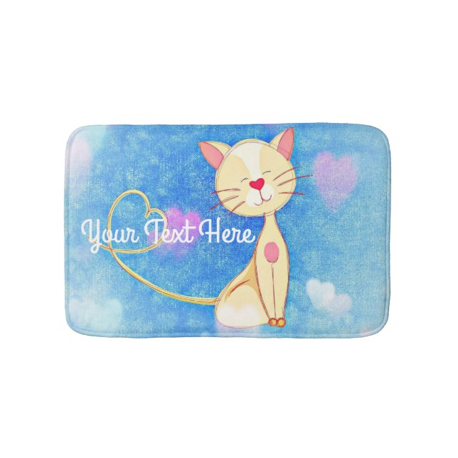 Tapete De Banheiro Gato de Sonho (frente)